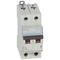 407781 Legrand DX3 Circuit Breaker, 2P, 8A Curve C, 400V AC, 10 kA Breaking Capacity