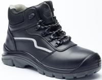 cf08-07 Blackrock CF08 Unisex Black Non Metallic Toe Capped Safety Shoes, UK 7, EU 41