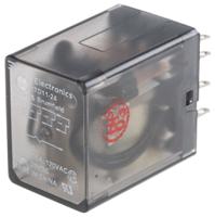 khau-17d11-24 TE Connectivity Plug In Power Relay, 24V dc Coil, 3A Switching Current, 4PDT