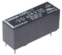g6rl-14-asi-dc24 Omron PCB Mount Power Relay, 24V dc Coil, 10A Switching Current, SPDT
