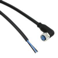 1-2273009-1 TE Connectivity Female 3 way M8 to Unterminated Free End Sensor Actuator Cable, 1.5 m