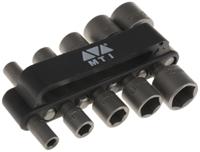 560-760 MTI 10-Piece Metric 1/4 in Bit Socket Set, Hex Bit