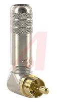 3502raau Switchcraft Right Angle Cable Mount RCA Plug, Gold, 6A