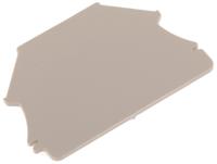 1060000000 Weidmuller W Series End Cover for Use with DIN Rail Terminal Blocks