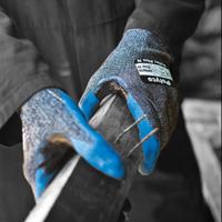 dpn10 Polyco Healthline Dyflex Grey Nitrile Nitrile Work Gloves, Size 10, Nitrile Foam Coating