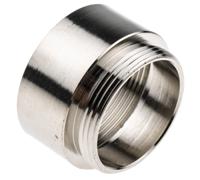 52104502 Lapp Cable Gland Adaptor, PG29 Exterior Thread, M40 Interior Thread, Nickel Plated Brass, SKINDICHT Series