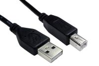 236-9075 RS PRO USB 2.0, Male USB A to Male USB B, 1.8m