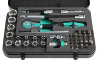05003533001 Wera 42-Piece Metric 1/4 in Standard Socket/Bit Set with Ratchet, 6 point; Hex Bit; Phillips Bit; Pozidriv Bit; Slotted