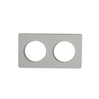 s520804 Schneider Electric White, 2 Gang, Odace