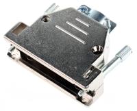 2801-0106-03 MH Connectors MHED Series ABS D Sub Backshell, 25 Way, Strain Relief