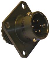 62gb-50t12-10pn Amphenol Limited, 62GB 10 Way Flange Mount MIL Spec Circular Connector Receptacle, Pin Contacts,Shell Size 12, Bayonet