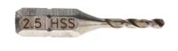 828-195 RS PRO HSS Twist Drill Bit, 2.5mm Diameter, mm Overall
