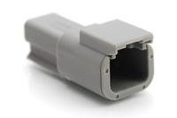 atm04-2p Amphenol Industrial, ATM Automotive Connector Socket Grey Cable Mount 2 Way, Crimp Termination ATM04-2P