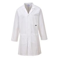 c851whrxxxl Portwest White Unisex Work Coat, XXXL