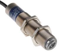 xu8m18ma230 Telemecanique Sensors Diffuse Photoelectric Sensor, Barrel Sensor, 120 mm Detection Range
