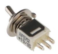 zl36s0101 APEM Toggle Switch, Panel Mount, On-On, SPST, Solder Terminal