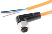 evt007 ifm electronic Female 4 way M12 to Unterminated Sensor Actuator Cable, 5m
