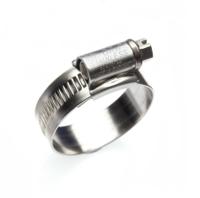 hgs25bp HI-GRIP Stainless Steel Slotted Hex Worm Drive, 13mm Band Width, 17 → 25mm ID