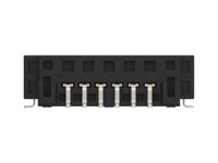 2834659-6 TE Connectivity  Series Right Angle Surface PCB Header, 6 Contact(s), 1.8 mm Pitch, 1 Row