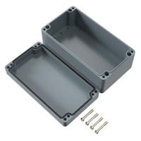 021222090 Rose Polyester Standard Series Grey Glass Fibre Reinforced Polyester Enclosure, IP66, IK08, Grey Lid, 220 x 120 x 90mm