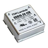 ccg15-24-12d TDK-Lambda CCG 15-30W DC-DC Converter, ±12V dc/ ±0.65A Output, 9 → 36 V dc Input, 15.6W, Board Mount, +85°C Max