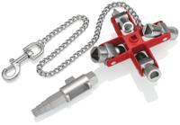 00-11-06-v01 Knipex Diecast Zinc 9-way Universal Key, 5 → 11 mm Capacity