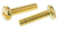 483-1533 RS PRO Slot M4 Pan Brass Machine Screws DIN 85 x 16.0mm