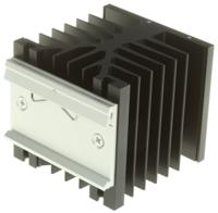 sk89-75klssr1 Fischer Elektronik Heatsink, 1.3K/W, 75 x 80 x 78.6mm, DIN Rail