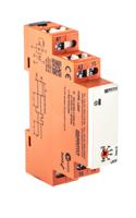 ledf-24vacdc230vac-05-10-mins Broyce Control DIN Rail Mount Timer Relay, 230 V ac, 24V ac/dc, 1-Contact, 0.5 → 10min, 1-Function, SPDT