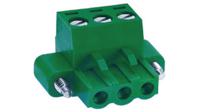 mc101-50803 Deca, 5.08mm Pitch, MC, 3 Way, , Pluggable Terminal Block, Feed Through Header, Cable Mount, Screw Termination,