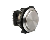 mp00502 Bulgin MP Series Push Button Switch, Momentary, Panel Mount, 27.7mm Cutout, SPDT, 250V ac, IP68