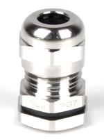 210-0615 RS PRO Metallic Nickel Plated Brass Cable Gland, PG9 Thread, 4mm min., 8mm max., IP68