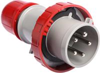 2183237 Scame IP67 Red Cable Mount 3P + N + E Industrial Power Plug, Rated At 32A, 415 V