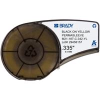 m21-187-c-342-yl Brady R4300 Heat Shrink Heat Shrink Cable Marker, Black on Yellow, 1.5 → 8.1mm Cable, M21-187-C-342-YL