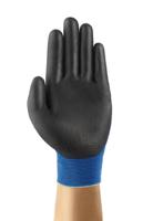 11618090 Ansell HyFlex 11-618 Blue Nylon Nylon Work Gloves, Size 9, Polyurethane Coating