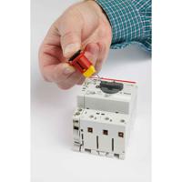 149434 Brady Black, Red, Yellow 1-Lock Glass-Reinforced Nylon Miniature Circuit Breaker Switch Lockouts, 7.14mm Shackle