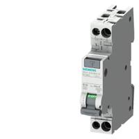 5sv1316-7kk16 Siemens RCBO, 16A Current Rating, 1P+N Poles, 30mA Trip Sensitivity, Type C, SENTRON Range