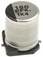 eeefk1e151p Panasonic 150μF Aluminium Electrolytic Capacitor 25V dc, Surface Mount - EEEFK1E151P