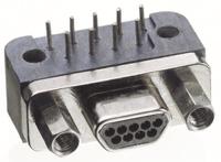mwdm2l-15pcbrp-110 Glenair MWDM 15 Way Right Angle Through Hole D-sub Connector Plug, 2.54mm Pitch