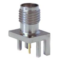 bu-1420701806 Mueller Electric, Jack Edge Mount SMA Connector, 50Ω, Solder Termination, Straight Body