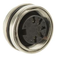 c091-31g105-100-2 Amphenol Industrial, signalmate C091 5 Pole M16 Din Socket, 5.0A, 100 V IP67, Screw On, Panel Mount