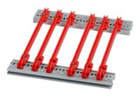 64568001 nVent SCHROFF 64568 Series Guide Rail for Use with Subracks, 50 Piece(s)