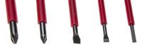 be-9882s Bahco Pozidriv; Slotted Insulated Screwdriver Set, 5-Piece