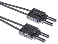 hfbr-rsd005z Broadcom Duplex Fibre Optic Cable, 1000μm, Black, 5m