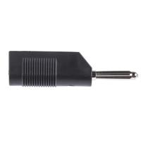 930729100 Hirschmann Test & Measurement Black Male Banana Plug, 4 mm Connector, Screw Termination, 30A, 60V dc, Nickel Plating