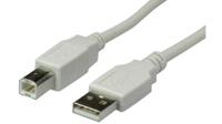 rnd-765-00256 RND USB 2.0, Male USB A to Male USB A, 1.8m