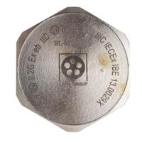 52103143 Lapp Blanking Plug, M32, Nickel Plated Brass, 39.6mm Diameter, Threaded