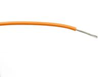 196-4316 RS PRO Orange 0.75mm² Hook Up Wire, 18 AWG, 24/0.2 mm, 100m, PVC Insulation