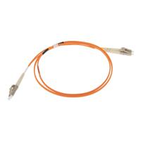 536-7106 RS PRO LC to LC Duplex Multi Mode OM1 Fibre Optic Cable, 62.5/125μm, Orange, 1m