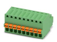 1881396 Phoenix Contact, 2.5mm Pitch, FK-MC 0.5/ 9-ST-2.5, 9 Way, , Pluggable Terminal Block, Plug, Cable Mount, Spring Cage